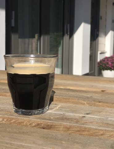 Koffie op het terras